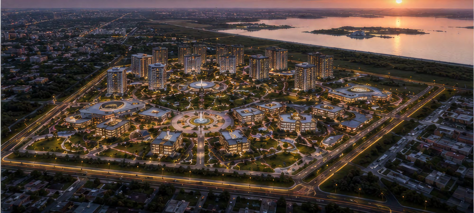 Квартал AYLAQ на берегу Капчагайского залива — проект портфеля Green City в Конаеве